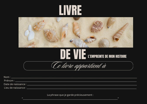 Livre d'Arbre Généalogique Guidé – Livre individuel